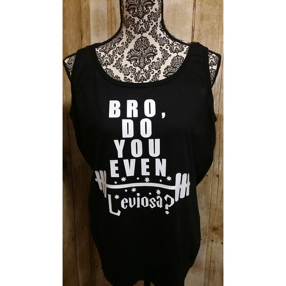 Wizarding world work out Tank top ladies L Bro do you even Leviosa - Picture 4 of 4